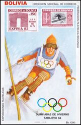 Bolivien 1984  Olympische Winterspiele in Sarajevo