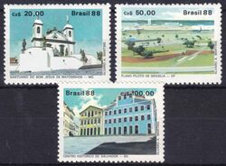 Brasilien 1988  Briefmarkenausstellung LUBRAPEX `88