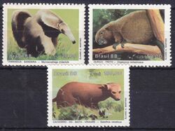 Brasilien 1988  Geschtzte Tiere