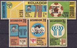 Ecuador 1978  Fußballweltmeisterschaft in Argentinien