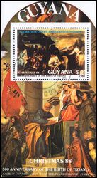 Guyana 1988  500. Geburtstag von Tizian