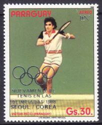 Paraguay 1987  Olympische Sommerspiele 1988 in Seoul