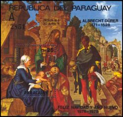 Paraguay 1978  Weihnachten: Albrecht Dürer