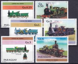 Paraguay 1984  Englische Lokomotiven