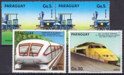 Paraguay 1985  Züge