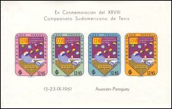 Paraguay 1961  28. südamerikanische Tennismeisterschaften