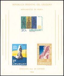 Uruguay 1966  UNESCO - Schutz der Nubischen Denkmler