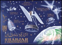 Sharjah 1964  Erforschung des Weltraums