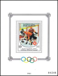 Jemen-Sd 1983  Olympische Winterspiele 1984 in Sarajevo