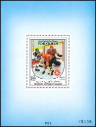 Jemen-Sd 1983  Olympische Winterspiele 1984 in Sarajevo