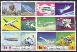 Jemen-Knigreich 1970  Luft- und Raumfahrt