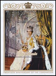 Cook-Inseln 1973  20. Jahrestag der Krönung von Königin Elisabeth II.