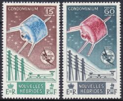 Neue Hebriden 1965  100 Jahre Internationale Fernmeldeunion (ITU)