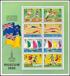 Niue 1980  Olympische Sommerspiele in Moskau