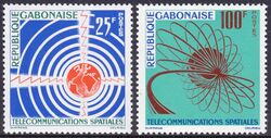 Gabun 1963  Satelliten-Telekommunikation