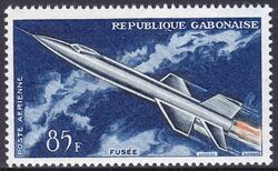 Gabun 1962  Entwicklung der Luftfahrt
