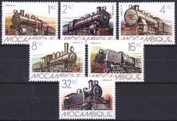 Mocambique 1983  Lokomotiven