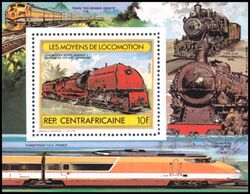 Zentralafrika 1982  Lokomotive Beyer-Garrat 1