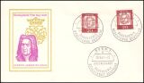 1961  Freimarken: Bedeutende Deutsche  Papier x + y