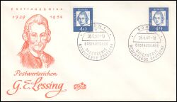 1961  Freimarken: Bedeutende Deutsche  Papier x + y