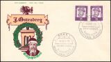 1961  Freimarken: Bedeutende Deutsche  Papier x + y