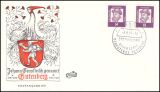 1961  Freimarken: Bedeutende Deutsche  Papier x + y