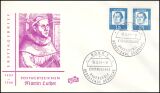 1961  Freimarken: Bedeutende Deutsche  Papier x + y