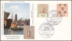 1959  Briefmarkenausstellung INTERPOSTA in Hamburg - Erstauflage