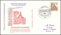 1964  Freimarken: Deutsche Bauwerke