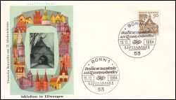 1964  Freimarken: Deutsche Bauwerke