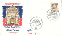 1966  Freimarken: Deutsche Bauwerke