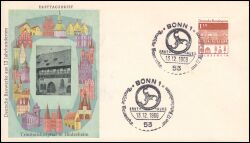 1966  Freimarken: Deutsche Bauwerke