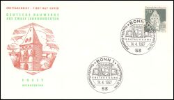 1967  Freimarken: Deutsche Bauwerke