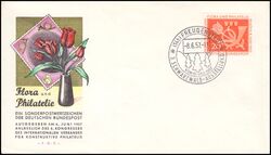 1957  Briefmarkenausstellung Flora und Philatelie