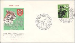 1958  100 Jahre Zoologischer Garten Frankfurt a. Main