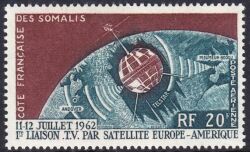 Dschibuti 1963  Erste Fernsehdirektübertragung durch "Telstar"