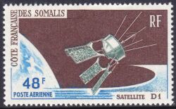 Dschibuti 1966  Start des französischen Satelliten "D1"