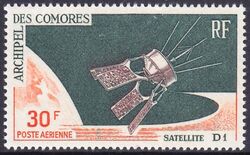 Komoren 1966  Start des franzsischen Satelliten D1