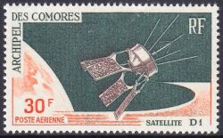 Komoren 1966  Start des französischen Satelliten "D1"