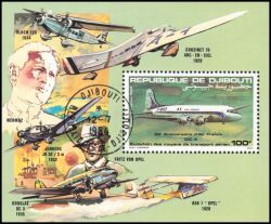 Dschibuti 1983  50 Jahre Fluggesellschaft "Air France"
