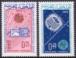 Marokko 1965  100 Jahre Internationale Fernmeldeunion (ITU)