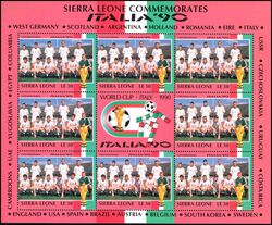 Sierra Leone 1990  Fuball-Weltmeisterschaft in Italien