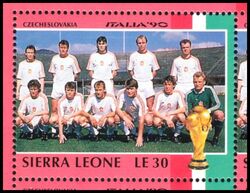 Sierra Leone 1990  Fuball-Weltmeisterschaft in Italien