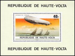 Obervolta 1976  75 Jahre Zeppelin-Luftschiffe - Victoria Luise