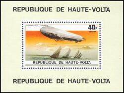 Obervolta 1976  75 Jahre Zeppelin-Luftschiffe - "Victoria Luise"