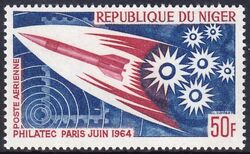Niger 1964  Internationale Briefmarkenausstellung PHILATEC