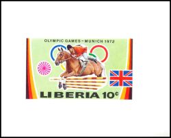 Liberia 1972  Olympische Sommerspiele in München