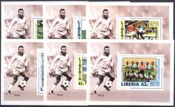Liberia 1985  Fuball-Weltmeisterschaft 1986 in Mexiko