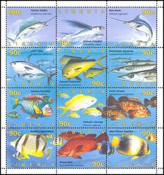 Liberia 1996  Fische
