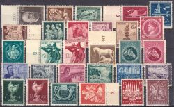 1943/44  versch. Markenausgaben Deutsches Reich